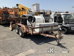 (Jurupa Valley, CA) 1994 Carson SU10 Pressure Washer Water Tank Trailer Not Running, Trailer Length: