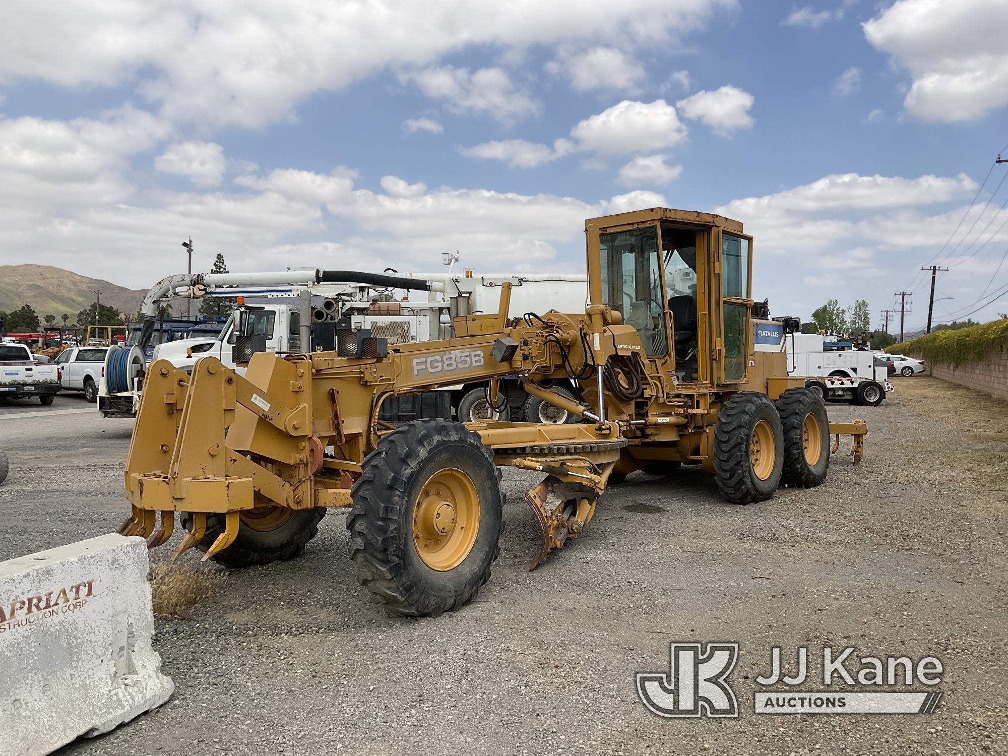 (Jurupa Valley, CA) 1998 Fiat Allis FG85B EROPS, Pan, Tilt, Rotate, Mould Board, Hydraulic Rippers N