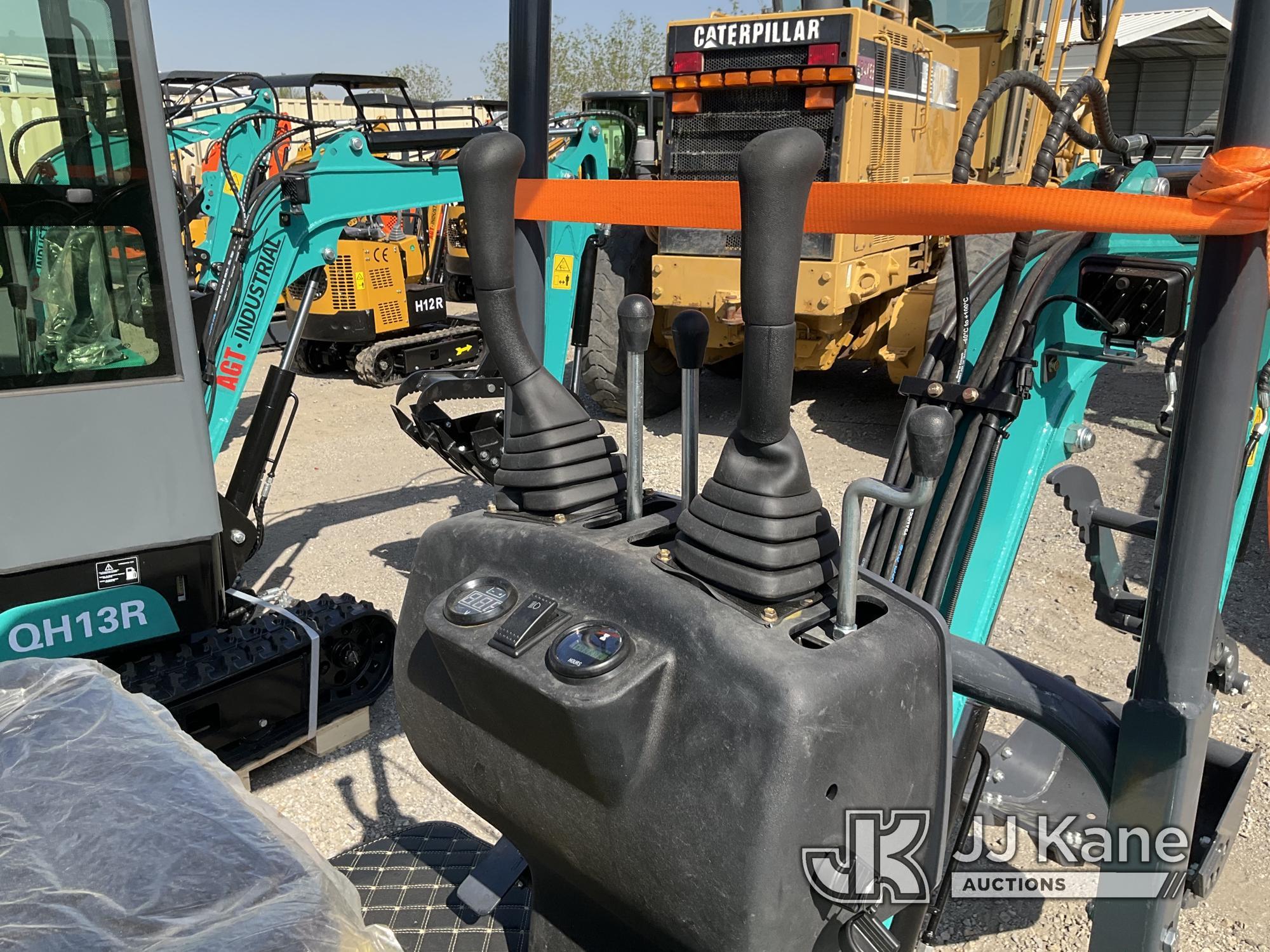 (Jurupa Valley, CA) 2024 AGT QK16R Mini Hydraulic Excavator, bkt, ripper, 2 ft 8 in. stick, aux hyd,