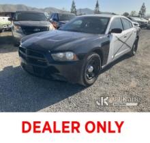 (Jurupa Valley, CA) 2014 Dodge Charger Police Package 4-Door Sedan Runs & Moves Abs Lights Is On, Ai