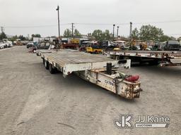 (Jurupa Valley, CA) 2003 Monroe Towmaster T/A Tagalong Flatbed Trailer Trailer Length: 24ft 8in, Tra