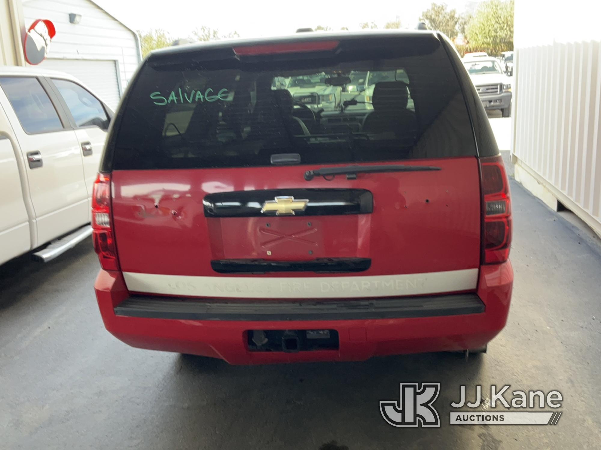 (Jurupa Valley, CA) 2007 Chevrolet Suburban Sport Utility Vehicle Runs & Moves, Interior Stripped Of