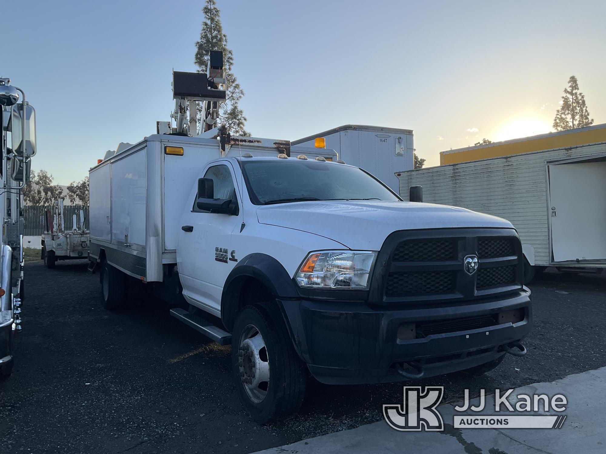 (Jurupa Valley, CA) Versalift SST40, , 2013 RAM 5500 Service Truck, Def System Condition Unknown, Li