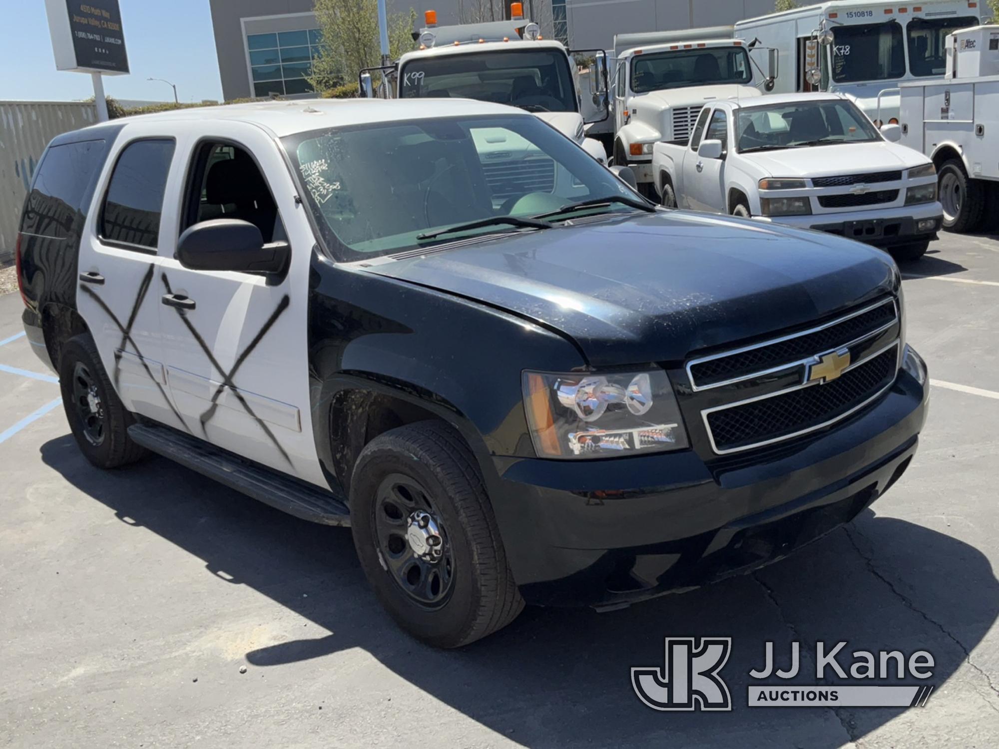 (Jurupa Valley, CA) 2013 Chevrolet Tahoe Police Package Sport Utility Vehicle Runs & Moves, Interior