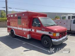 (Jurupa Valley, CA) 2006 Ford Econoline 450 Cutaway Ambulance Runs & Moves, Windshield Cracked