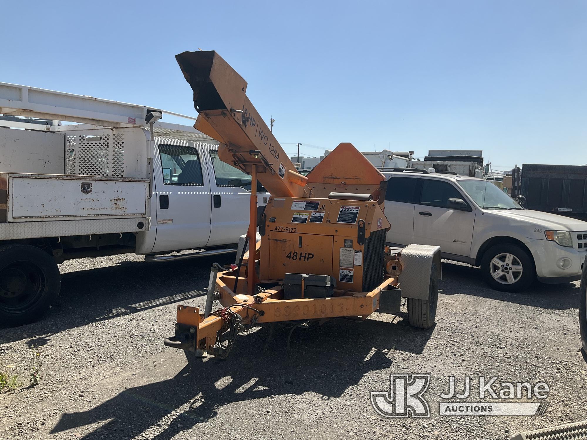 (Jurupa Valley, CA) 2009 Altec WC126A Chipper (12in Drum) Not Running, Engine Blown.  Coolant In Oil