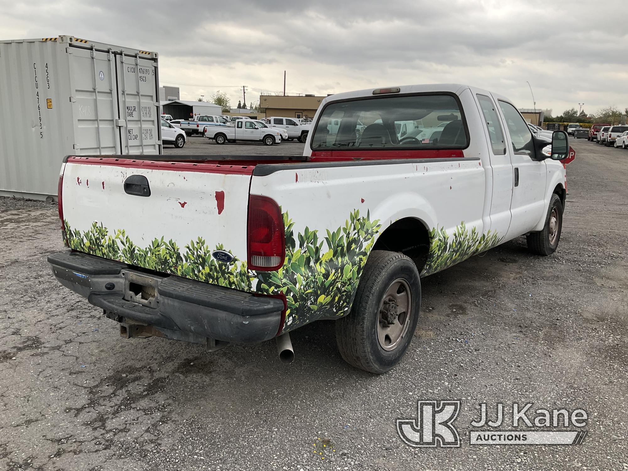 (Jurupa Valley, CA) 2007 Ford F250 Extended-Cab Pickup Truck Runs Does Not Move, Has Check Engine Li