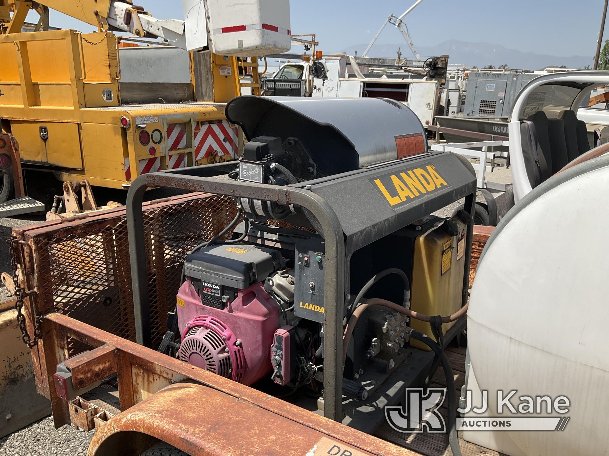 (Jurupa Valley, CA) 1994 Carson SU10 Pressure Washer Water Tank Trailer Not Running, Trailer Length: