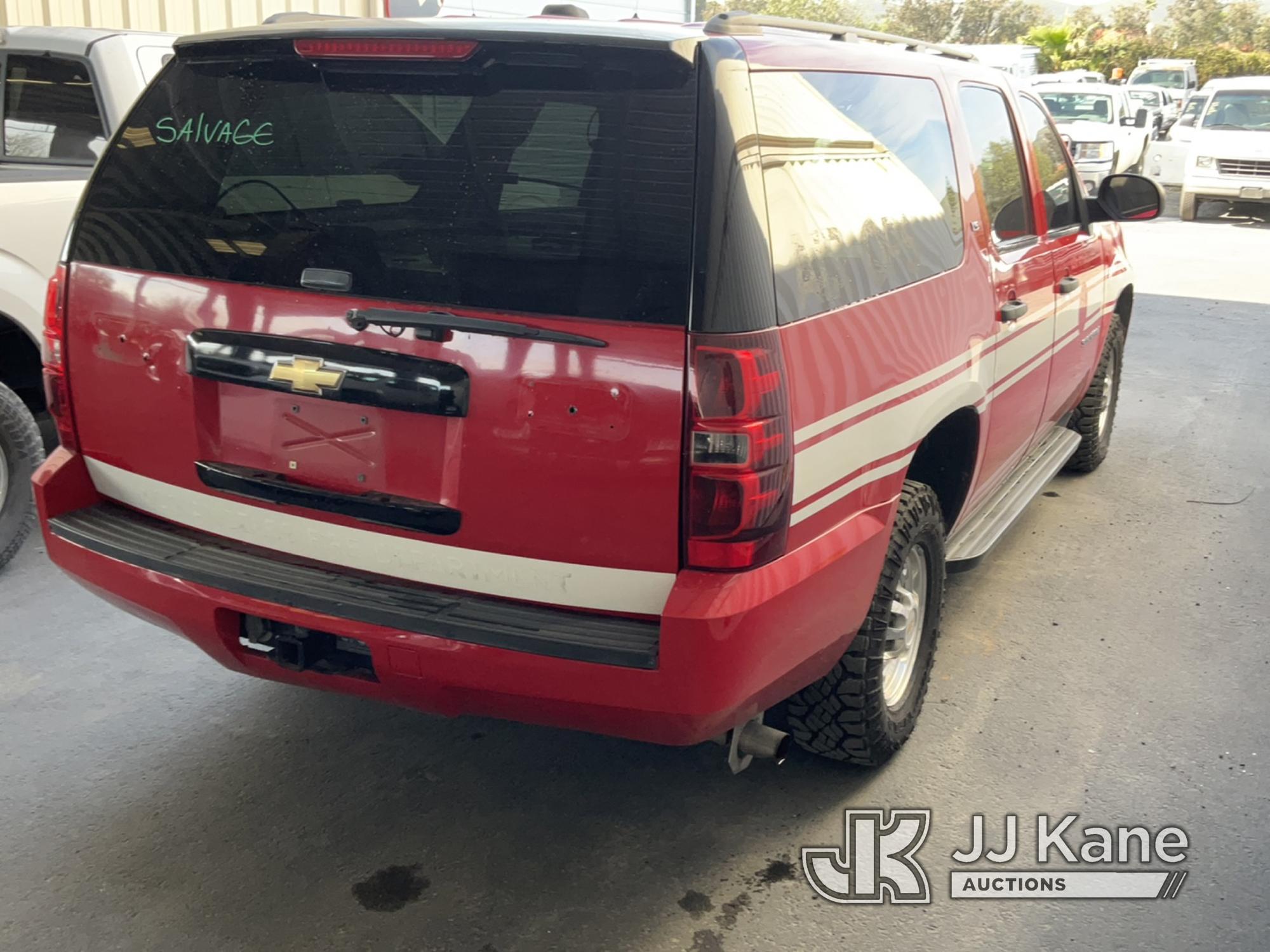 (Jurupa Valley, CA) 2007 Chevrolet Suburban Sport Utility Vehicle Runs & Moves, Interior Stripped Of