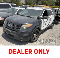 (Jurupa Valley, CA) 2014 Ford Explorer AWD Police Interceptor 4-Door Sport Utility Vehicle Not Runni