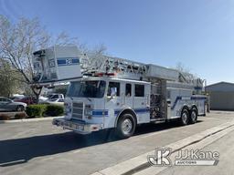 (Jurupa Valley, CA) 2000 Pierce Model Tilt Cab T/A Ladder/Fire Truck Runs & Moves