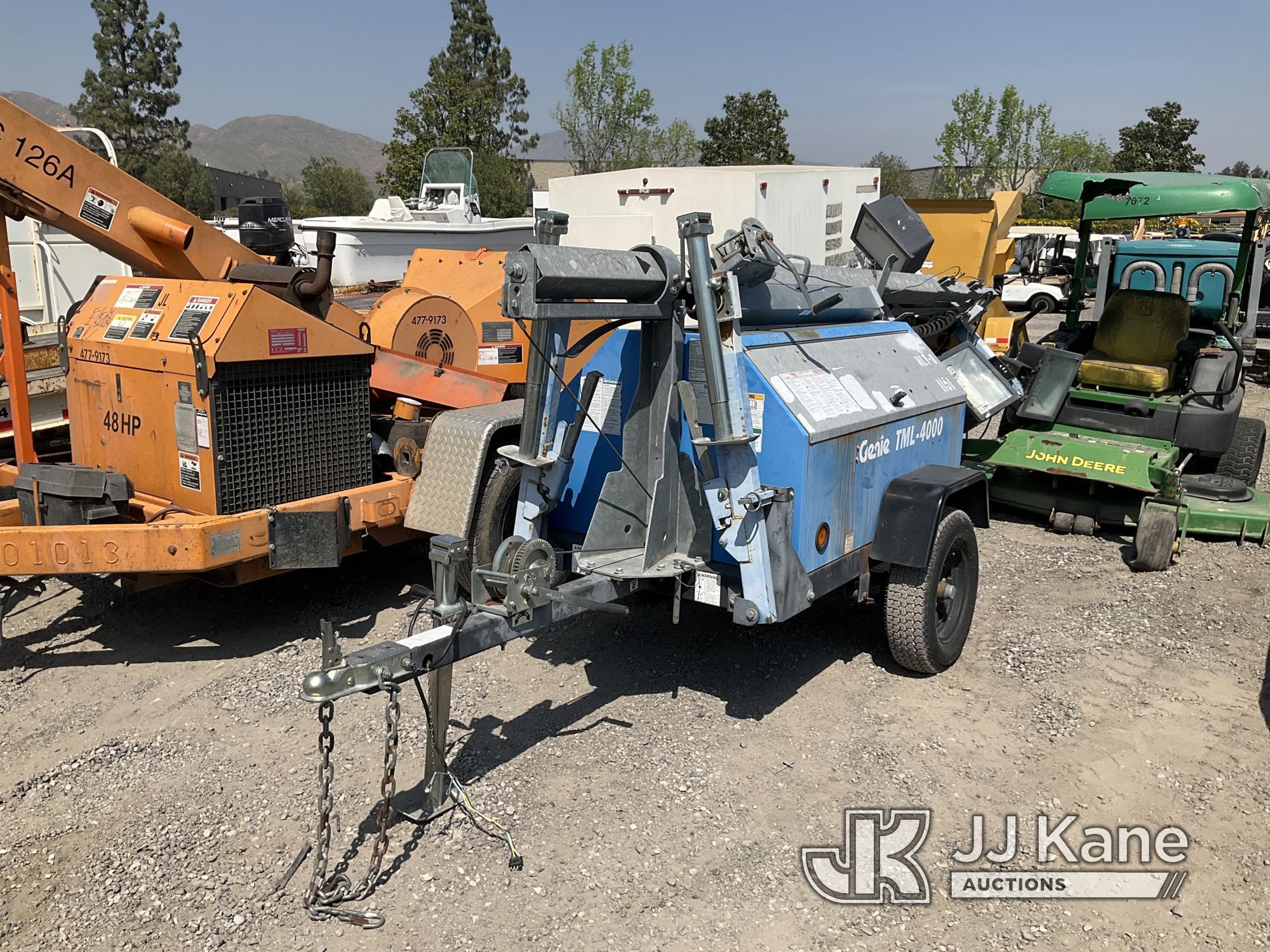 (Jurupa Valley, CA) 2010 Trailer Light Tower Portable Light Tower Cranks Does Not Start, Application