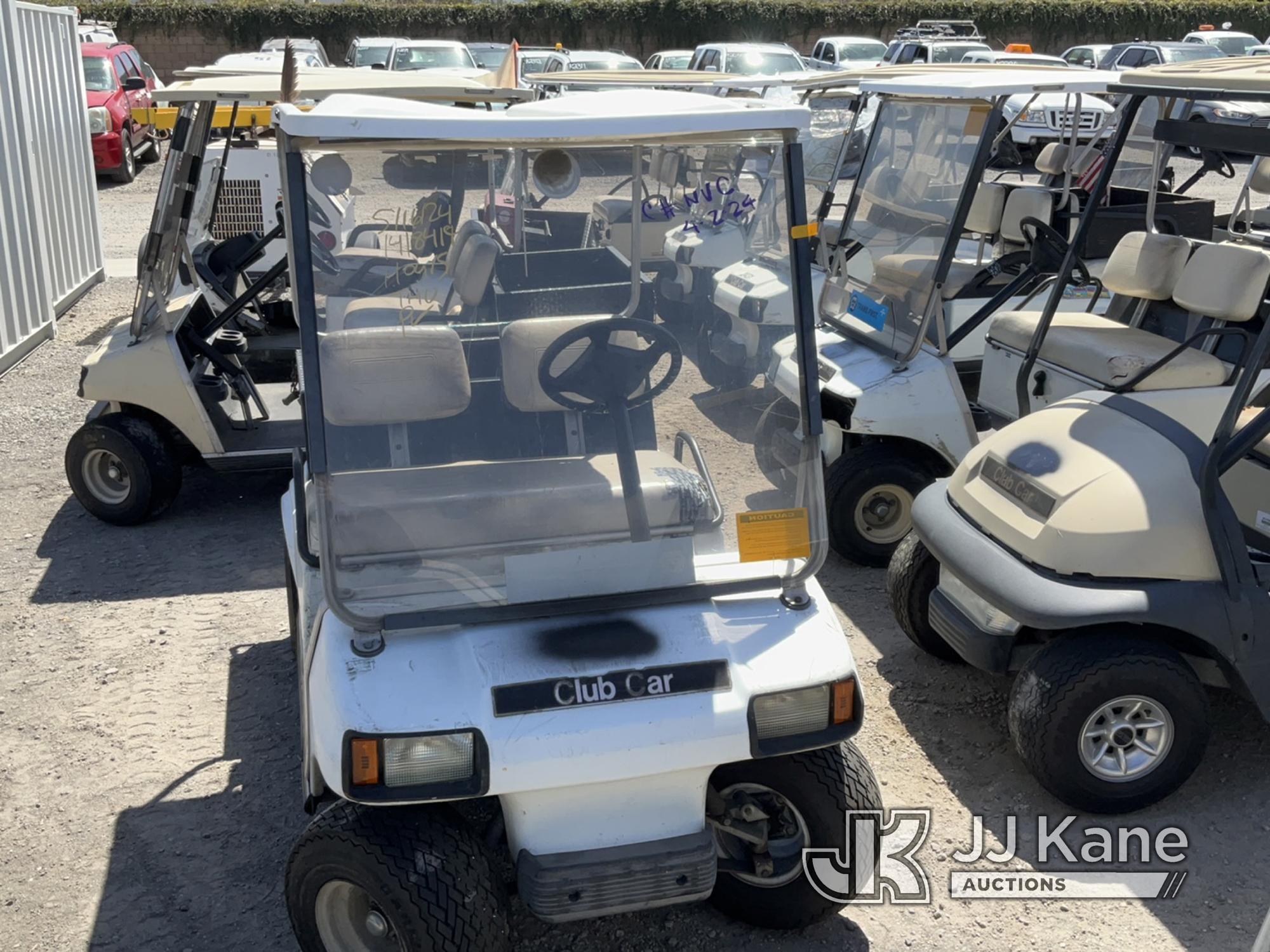 (Jurupa Valley, CA) 1996 Club Car Golf Cart Golf Cart Not Running , No Key, Missing Parts