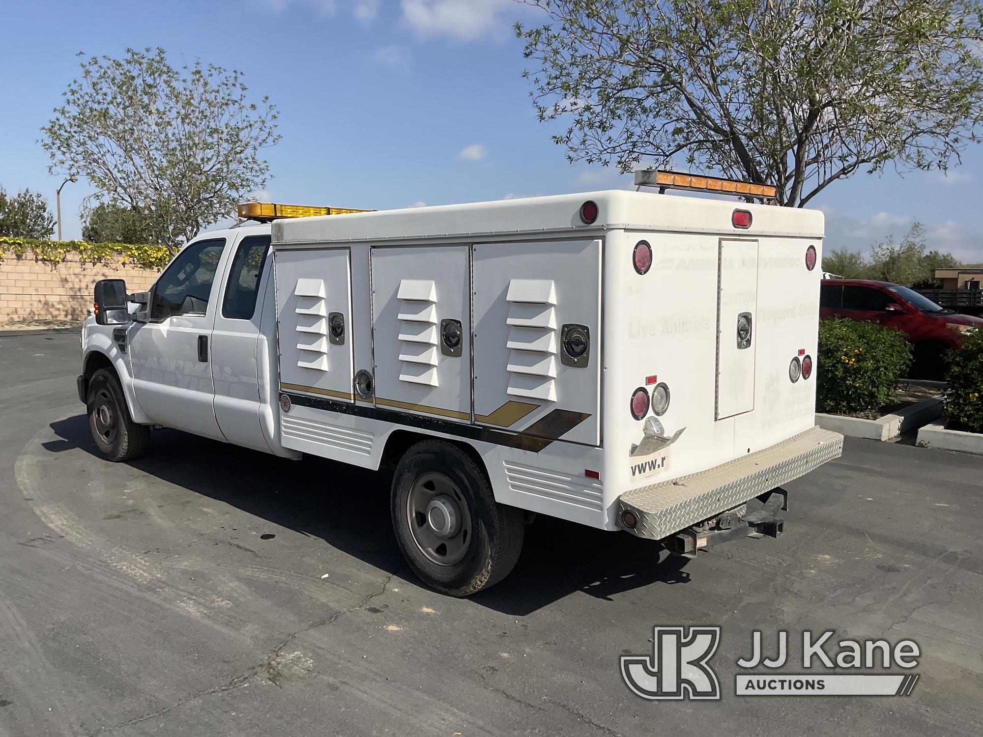 (Jurupa Valley, CA) 2008 Ford F250 XL Cab & Chassis Runs & Moves, Not Clearing Drive Cycle