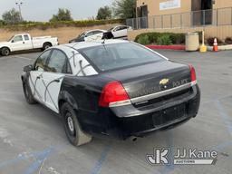 (Jurupa Valley, CA) 2014 Chevrolet Caprice 4-Door Sedan Runs & Moves, Interior Is Stripped Of Parts