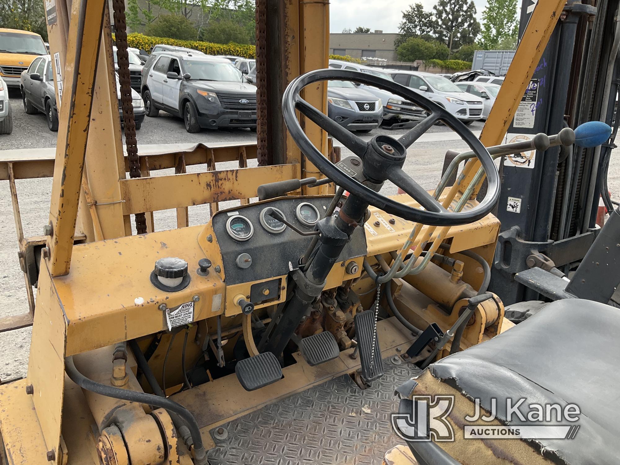 (Jurupa Valley, CA) Komatsu Solid Tired Forklift Not Running