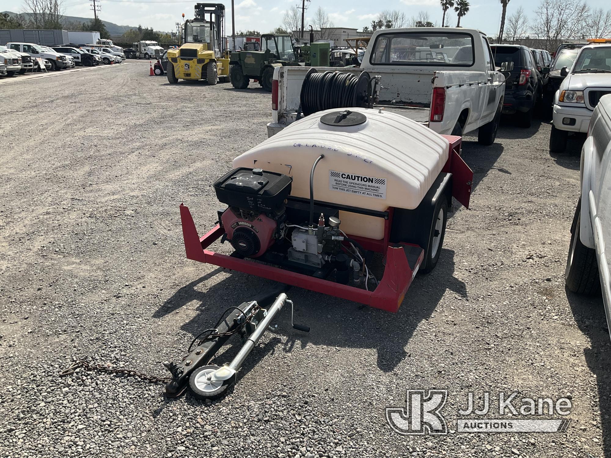 (Jurupa Valley, CA) 2001 2001 Spartan Water Jetter Portable Steam Cleaner/Pressure Washer Not Runnin