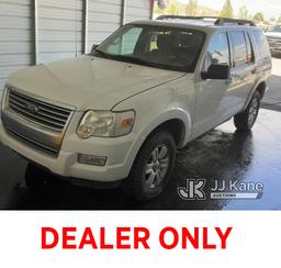 (Jurupa Valley, CA) 2009 Ford Explorer XLT 4x4 Sport Utility Vehicle Runs & Moves, Failed Smog