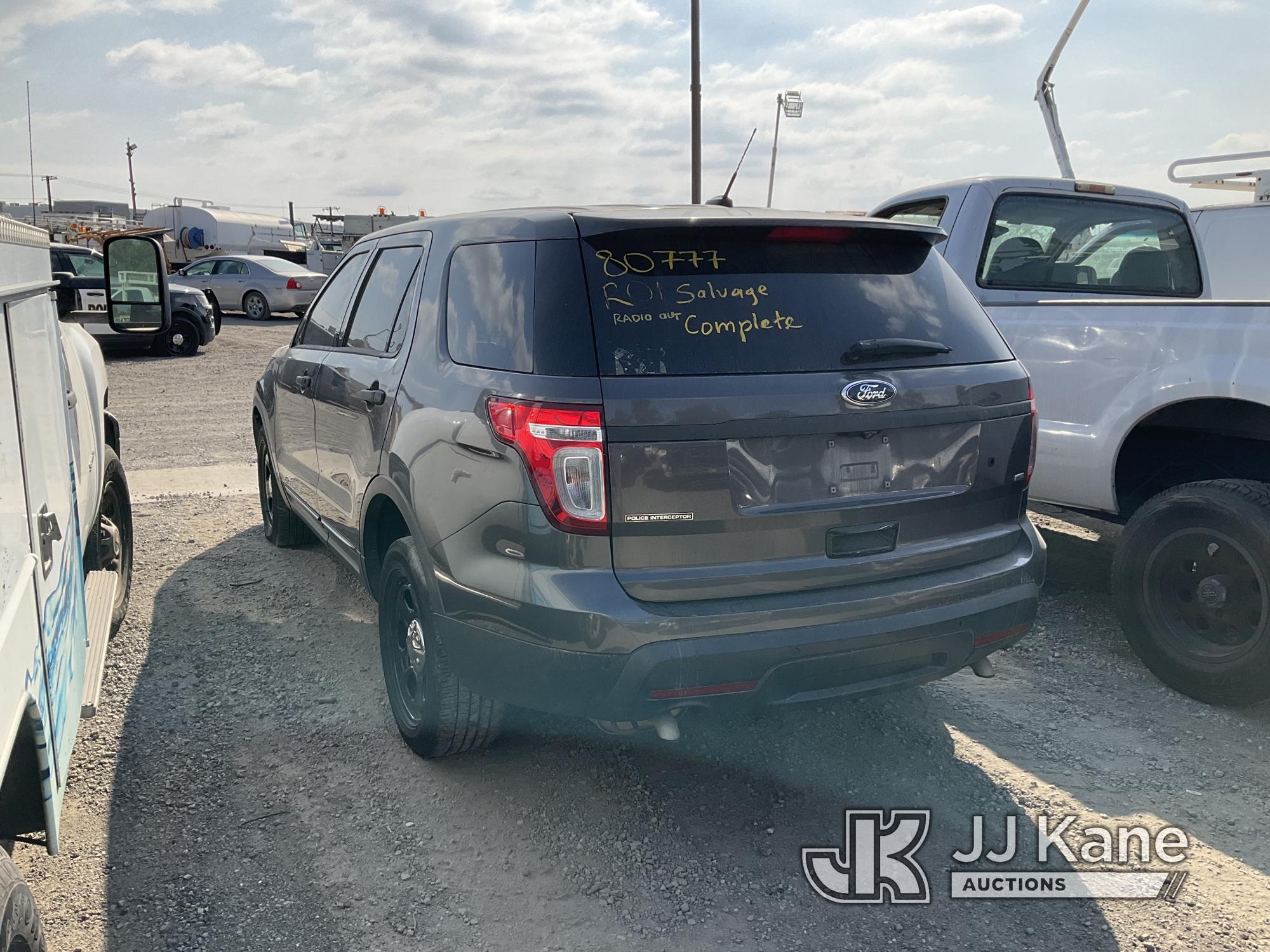 (Jurupa Valley, CA) 2015 Ford Explorer AWD Police Interceptor 4-Door Sport Utility Vehicle Runs & Mo