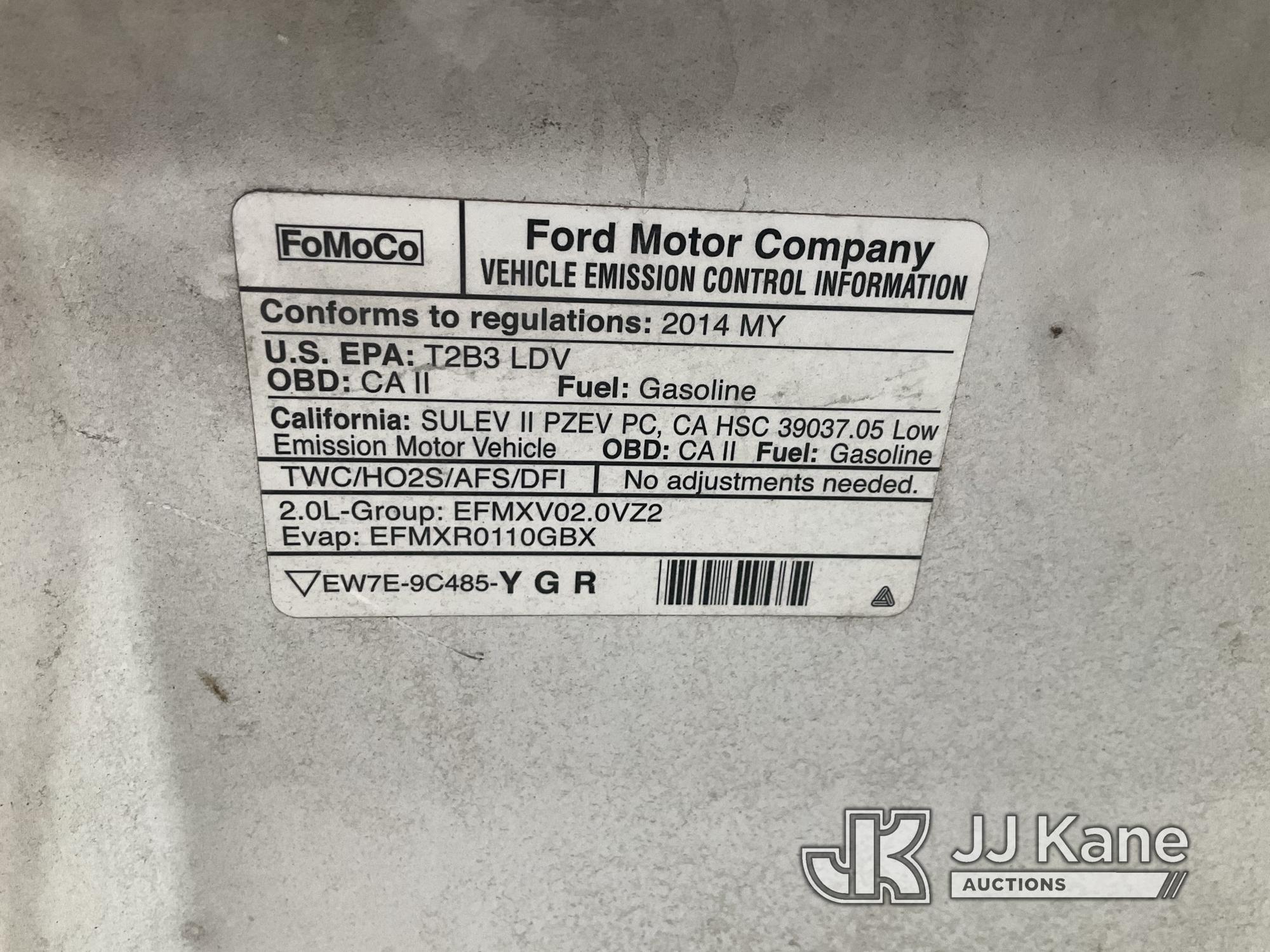 (Jurupa Valley, CA) 2014 Ford Focus 4-Door Sedan Runs & Moves