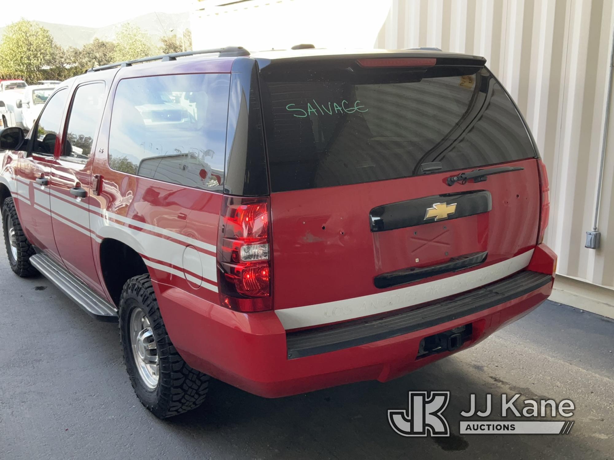 (Jurupa Valley, CA) 2007 Chevrolet Suburban Sport Utility Vehicle Runs & Moves, Interior Stripped Of