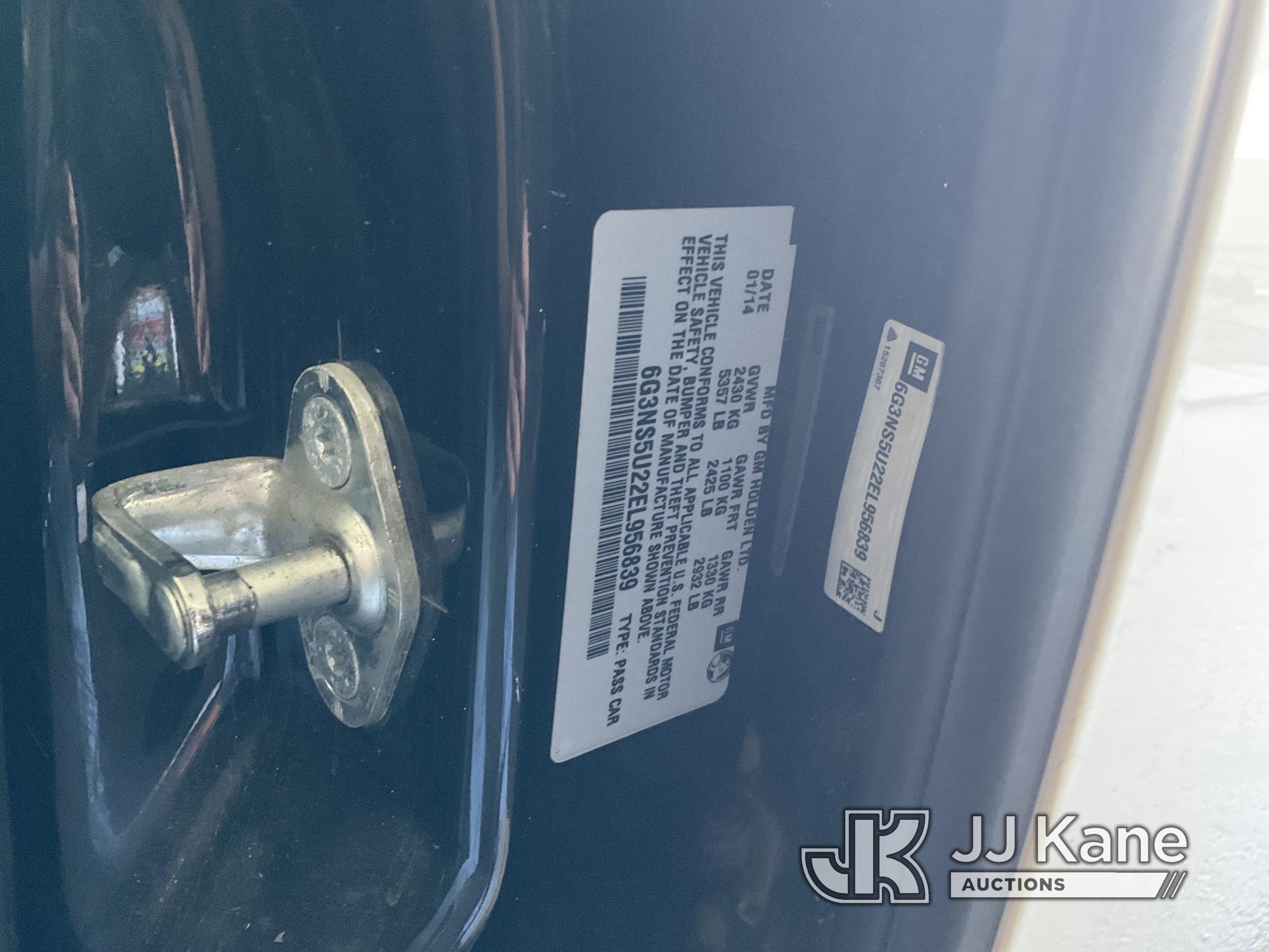 (Jurupa Valley, CA) 2014 Chevrolet Caprice Police 4-Door Sedan Runs & Moves, Check Engine Light Is O