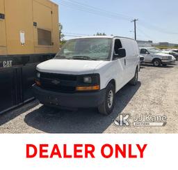 (Jurupa Valley, CA) 2015 Chevrolet Express 2500 FFV Cargo Van Runs Does Not Move, Bad Transmission