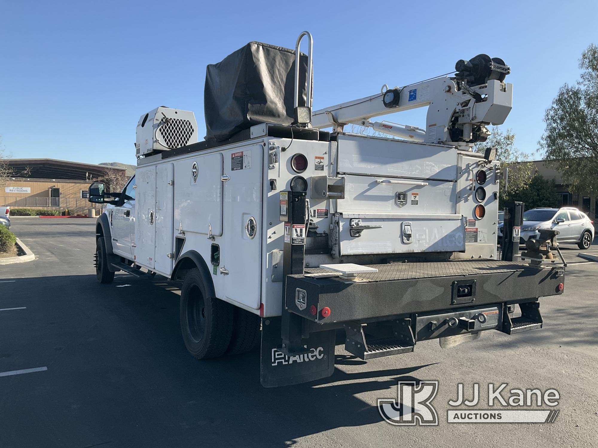 (Jurupa Valley, CA) Autocrane , 2019 Ford F550 Extended-Cab Mechanics Service Truck Runs, Moves, & D