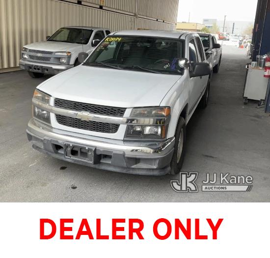 (Jurupa Valley, CA) 2006 Chevrolet Colorado Crew Cab Pickup 4-DR Runs & Moves, Check Engine Light Is