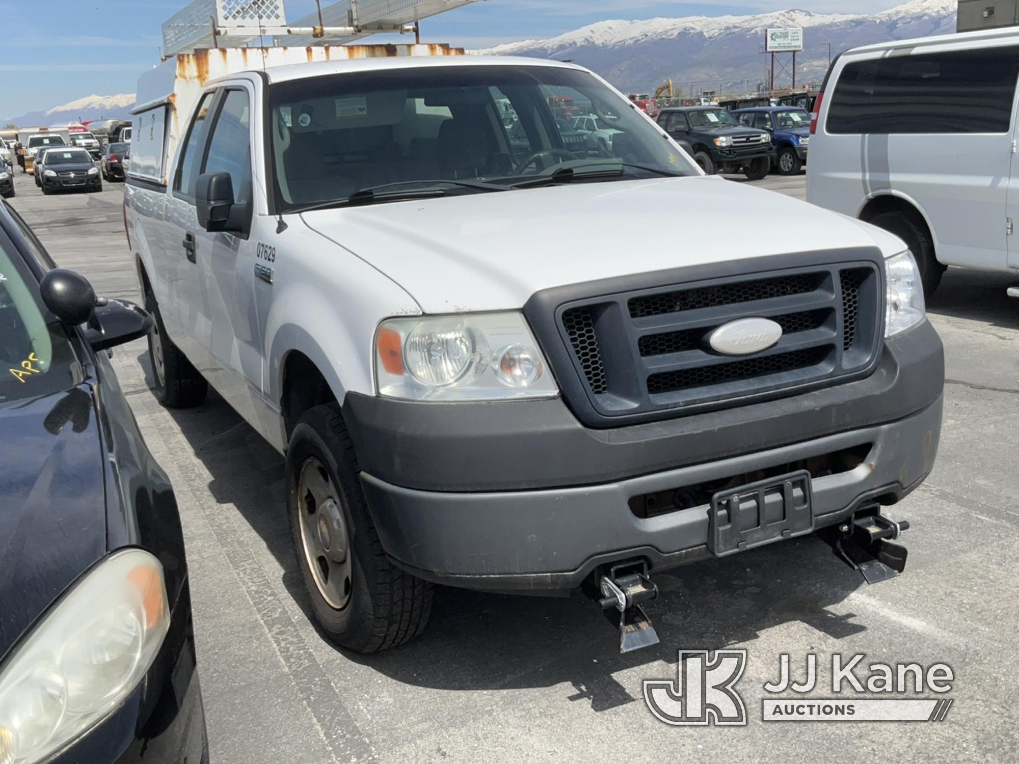 (Salt Lake City, UT) 2007 Ford F150 4x4 Extended-Cab Pickup Truck Not Running, Condition Unknown
