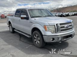 (Salt Lake City, UT) 2011 Ford F150 4x4 Crew-Cab Pickup Truck Runs & Moves) (Airbag Light On