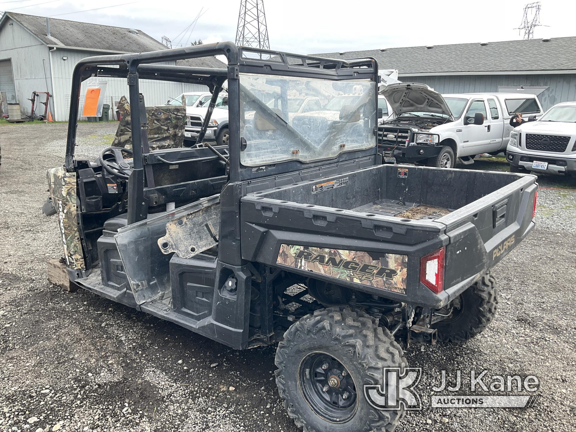 (Tacoma, WA) 2019 Polaris XP 900 EPS All-Terrain Vehicle Not Running, Condition Unknown) (Body Damag