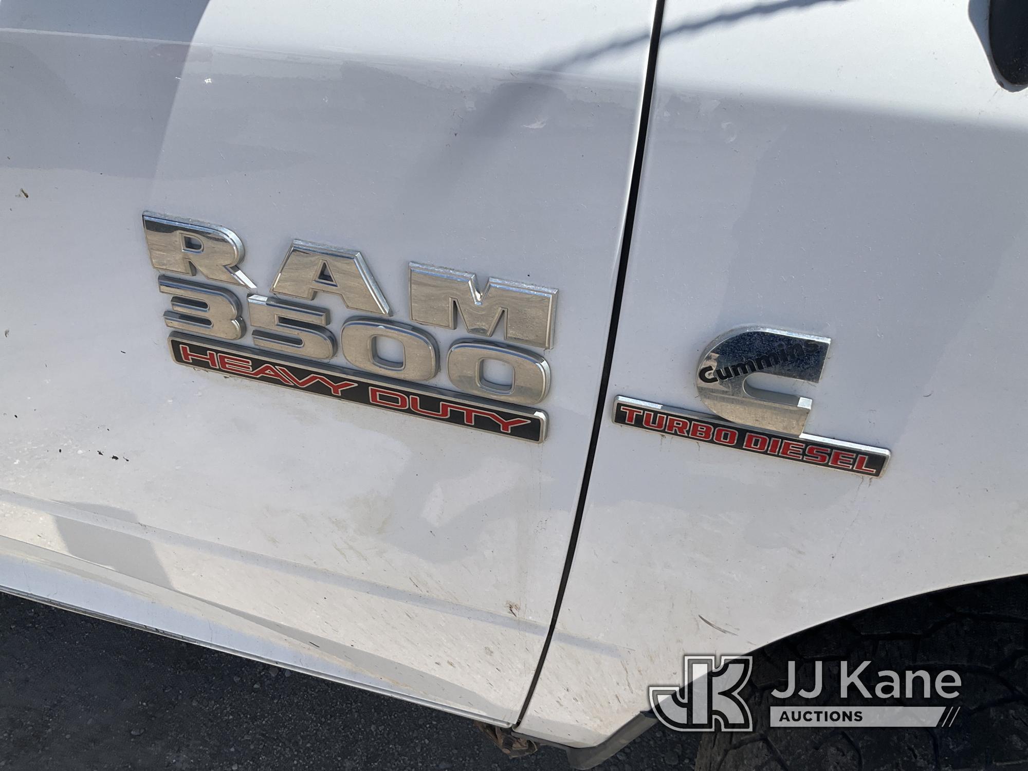 (Castle Rock, CO) 2017 RAM 3500 4x4 Crew-Cab Pickup Truck Runs & Moves) (Jump To Start, Transmission