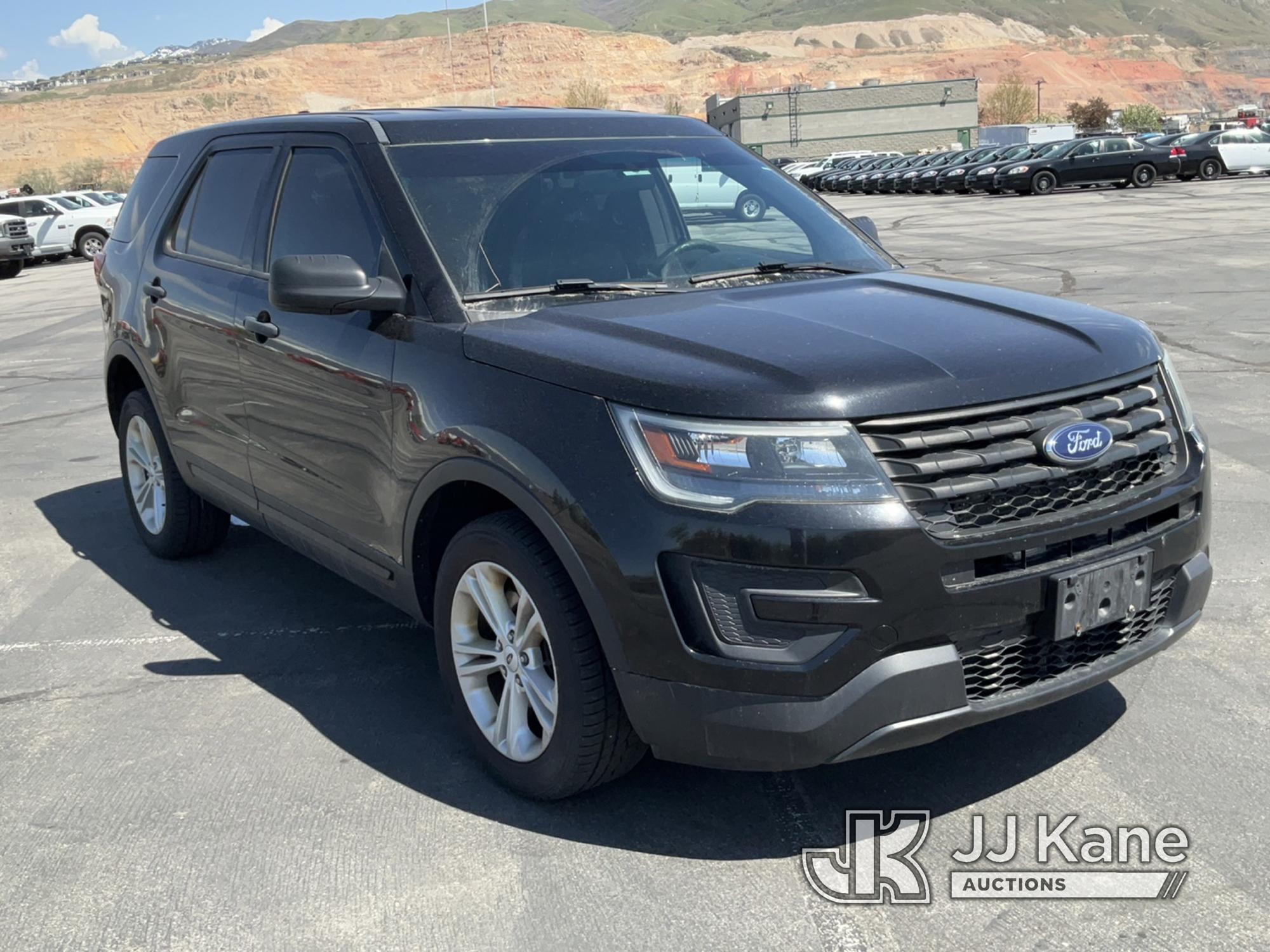 (Salt Lake City, UT) 2016 Ford Explorer 4x4 Police 4-Door Sport Utility Vehicle Runs & Moves