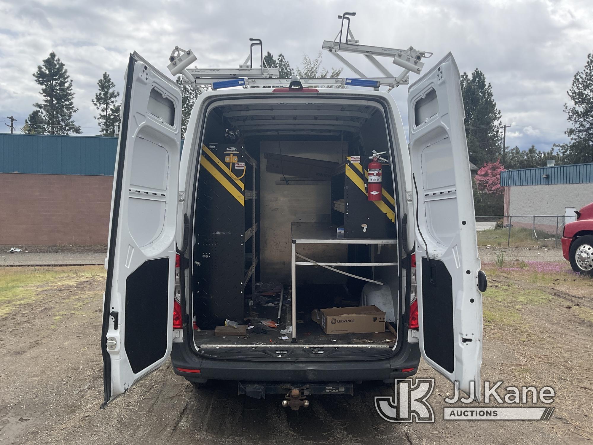 (Post Falls, ID) 2019 Mercedes-Benz Sprinter Van Cargo Van Not Running, Condition Unknown, Requires