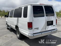 (Salt Lake City, UT) 2012 Ford E350 Passenger Van Runs & Moves) (Wrecked Front End