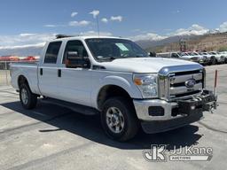 (Salt Lake City, UT) 2015 Ford F250 4x4 Crew-Cab Pickup Truck Runs & Moves