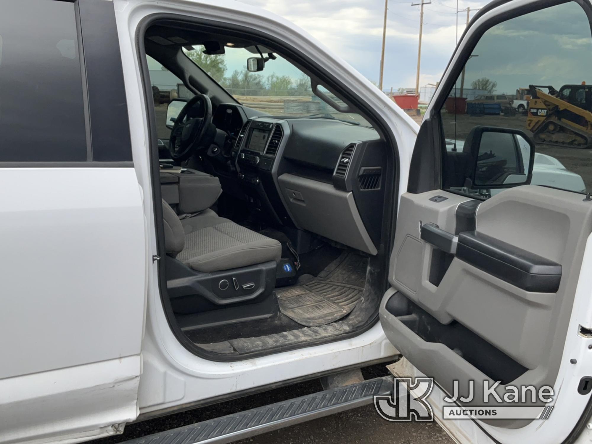 (Keenesburg, CO) 2018 Ford F150 4x4 Crew-Cab Pickup Truck Runs & Moves) (Seller States: Vehicle Invo