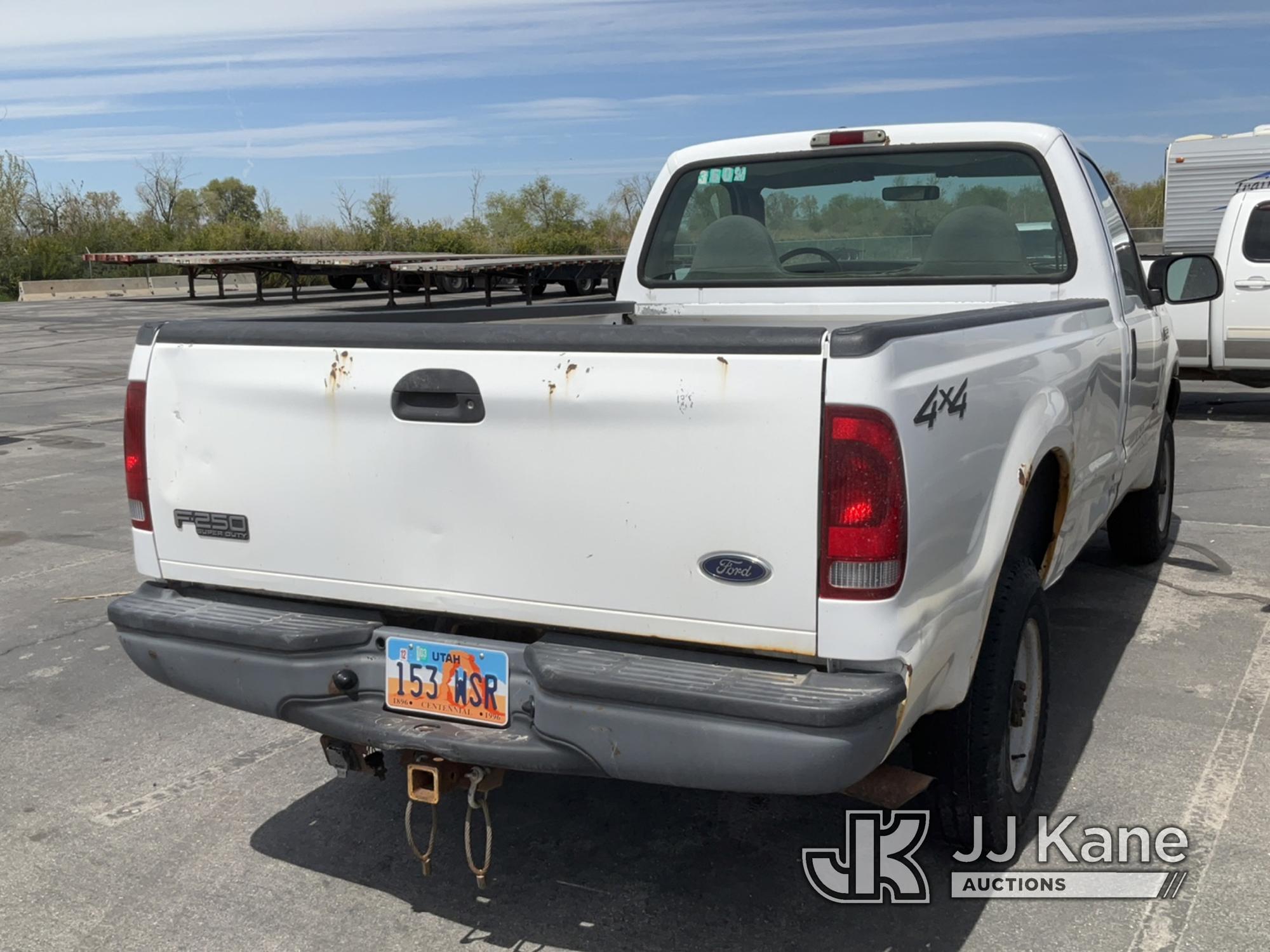 (Salt Lake City, UT) 2003 Ford F250 4x4 Pickup Truck Not Running, Condition Unknown