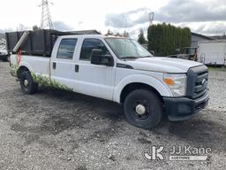 (Tacoma, WA) 2015 Ford F350 Crew-Cab Pickup Truck Not Running, Condition Unknown) (Truck Will Not St