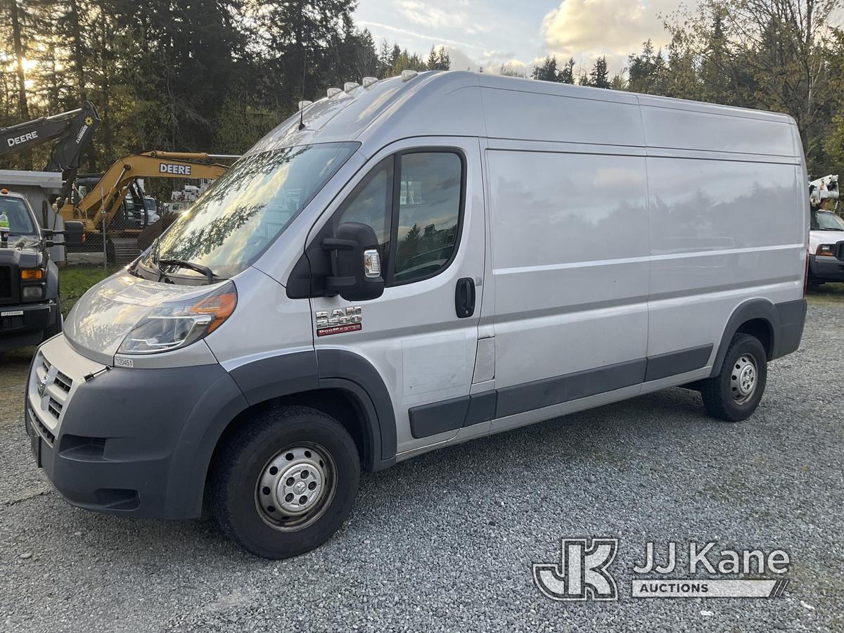 (Eatonville, WA) 2014 Dodge 2500 Cargo Van Runs & Moves) (Jump to Start