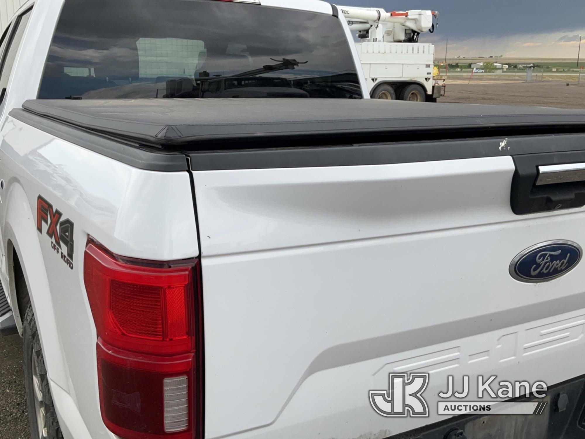 (Keenesburg, CO) 2018 Ford F150 4x4 Crew-Cab Pickup Truck Runs & Moves) (Seller States: Vehicle Invo