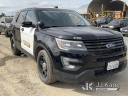 (Eureka, CA) 2017 Ford Explorer AWD Police Interceptor 4-Door Sport Utility Vehicle Runs & Moves