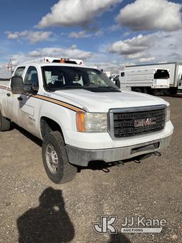 (Keenesburg, CO) 2011 GMC Sierra 2500HD 4x4 Crew-Cab Pickup Truck Runs & Moves) (Check Engine Light