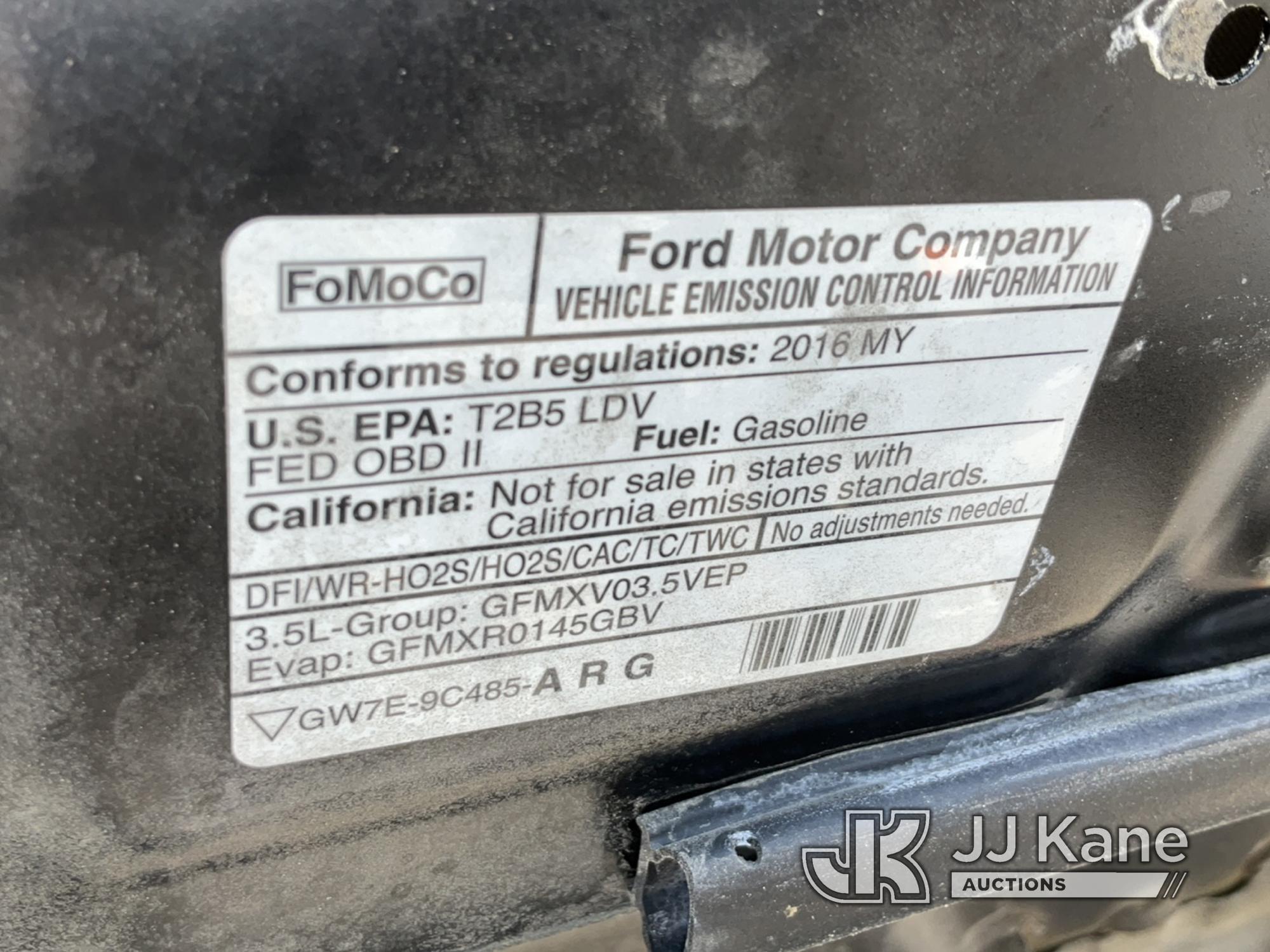 (Salt Lake City, UT) 2016 Ford Explorer 4x4 Police 4-Door Sport Utility Vehicle Runs & Moves