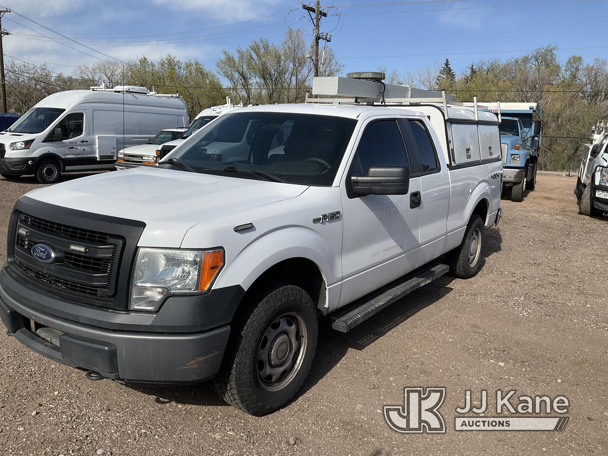 (Castle Rock, CO) 2014 Ford F150 4x4 Extended-Cab Pickup Truck Runs & Moves