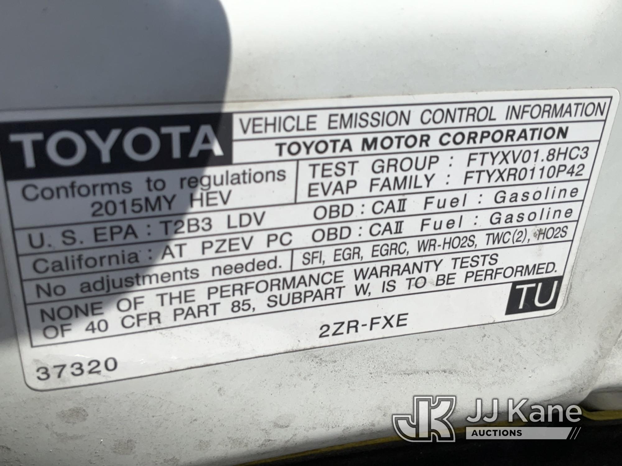 (Salt Lake City, UT) 2015 Toyota Prius 4-Door Hatch Back Runs & Moves