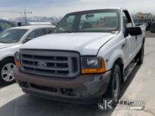 (Salt Lake City, UT) 2001 Ford F250 Pickup Truck Not Running, Condition Unknown, No Key