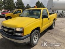 (Castle Rock, CO) 2007 Chevrolet Silverado 1500 4x4 Pickup Truck Runs & Moves