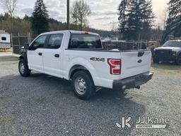 (Eatonville, WA) 2019 Ford F150 Crew-Cab Pickup Truck Runs & Moves) (Tires Are Good,  Severe Body Da